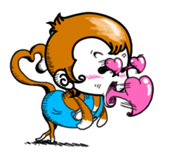 Lucky Monkey sticker #3260160