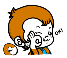 Lucky Monkey sticker #3260175