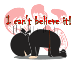 Black ninja sticker #3260485