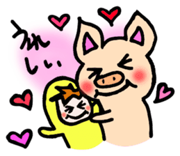 Komoributa and Achiebabu sticker #3260649