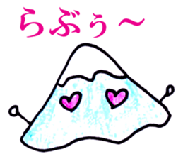 Fuji-chan,the highest mountain in Japan! sticker #3260830