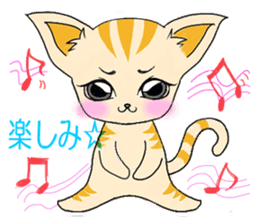 Feelings of tha cat. sticker #3261159