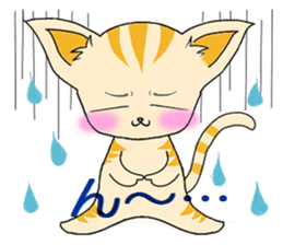 Feelings of tha cat. sticker #3261163