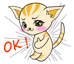 Feelings of tha cat. sticker #3261170