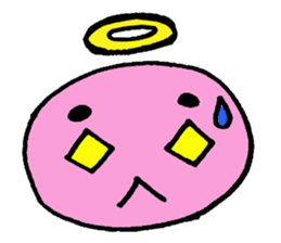 not serious ANGEL and small DEVIL sticker #3261257