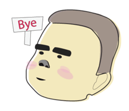 Sleepy boy sticker #3261461