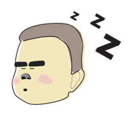 Sleepy boy sticker #3261474