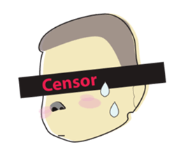 Sleepy boy sticker #3261475