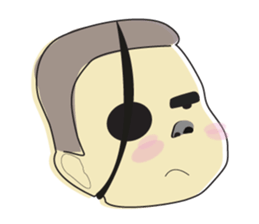 Sleepy boy sticker #3261496