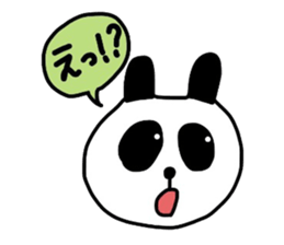 Cute panda Sticker 3 sticker #3261665