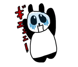 Cute panda Sticker 3 sticker #3261669