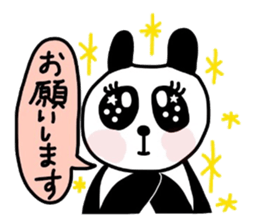 Cute panda Sticker 3 sticker #3261672