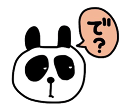 Cute panda Sticker 3 sticker #3261673