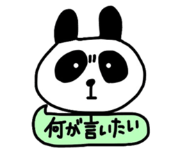 Cute panda Sticker 3 sticker #3261674