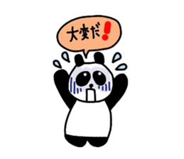 Cute panda Sticker 3 sticker #3261679