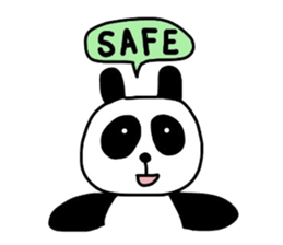 Cute panda Sticker 3 sticker #3261689