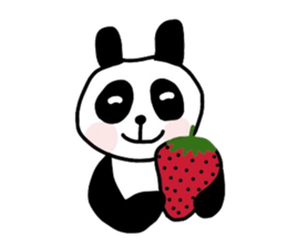 Cute panda Sticker 3 sticker #3261695