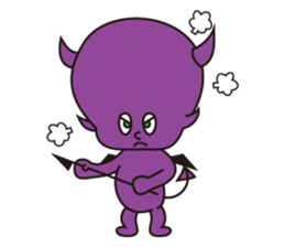 Daily life of Angel and a devil sticker #3262219