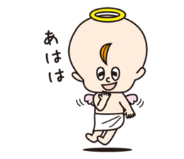 Daily life of Angel and a devil sticker #3262222