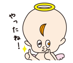 Daily life of Angel and a devil sticker #3262229