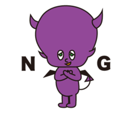 Daily life of Angel and a devil sticker #3262237