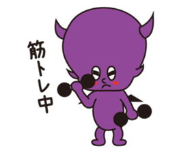 Daily life of Angel and a devil sticker #3262256