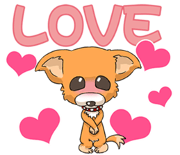 Chihuahua of dual personality sticker #3262700