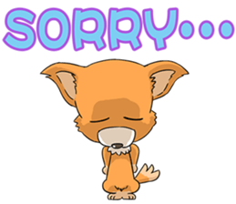 Chihuahua of dual personality sticker #3262705