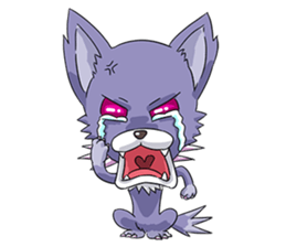 Chihuahua of dual personality sticker #3262715