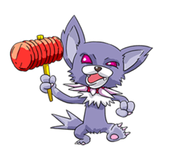 Chihuahua of dual personality sticker #3262718