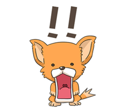 Chihuahua of dual personality sticker #3262736