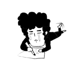 Taro is my senior. sticker #3262885