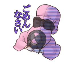 Sakuha Edo nimo sono soshitsu sticker #3263542