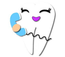 Teeth life diary sticker #3263580