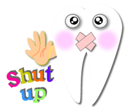 Teeth life diary sticker #3263587