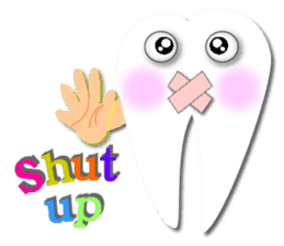 Teeth life diary sticker #3263587