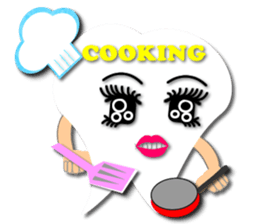 Teeth life diary sticker #3263593