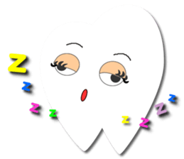 Teeth life diary sticker #3263594