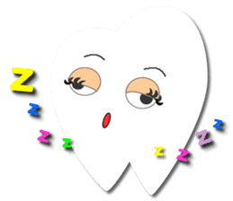 Teeth life diary sticker #3263594