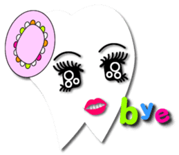 Teeth life diary sticker #3263597