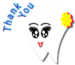 Teeth life diary sticker #3263598