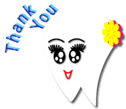 Teeth life diary sticker #3263598