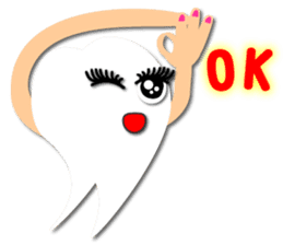 Teeth life diary sticker #3263601