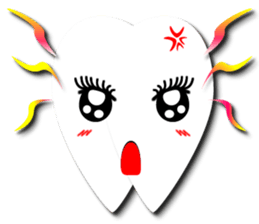 Teeth life diary sticker #3263603