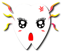 Teeth life diary sticker #3263603