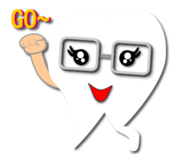 Teeth life diary sticker #3263607