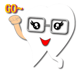 Teeth life diary sticker #3263607