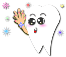 Teeth life diary sticker #3263612