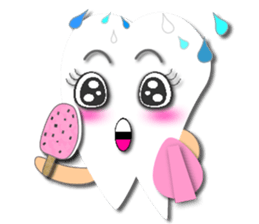 Teeth life diary sticker #3263616