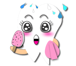 Teeth life diary sticker #3263616
